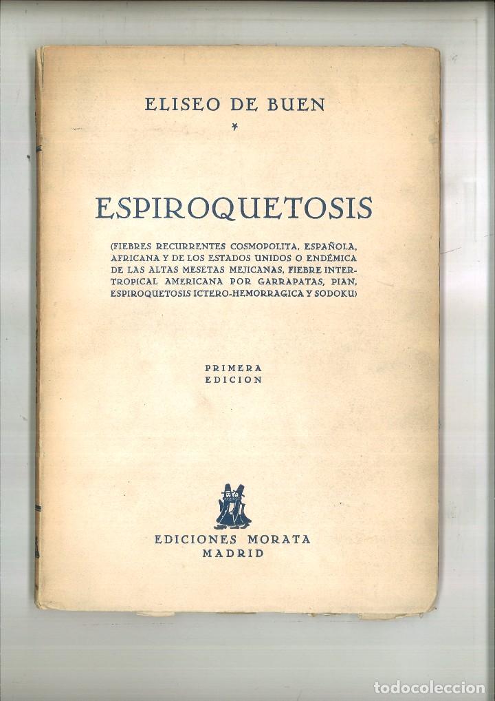 Libri di seconda mano: ESPIROQUETOSIS. Eliseo de Buen