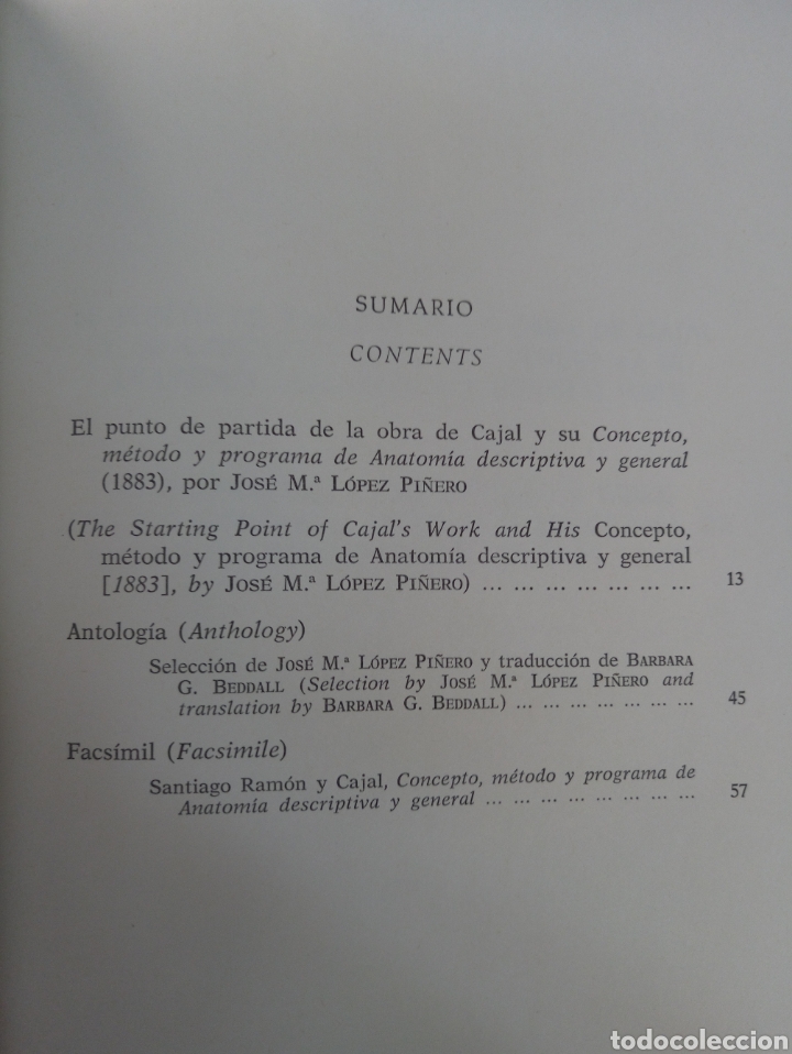 Libros de segunda mano: CONCEPTO, M&Eacute;TODO Y PROGRAMA DE ANATOM&Iacute;A. RAM&Oacute;N Y CAJAL. HISPANIAE SCIENTIA. VALENCIA, 1978 - Foto 2