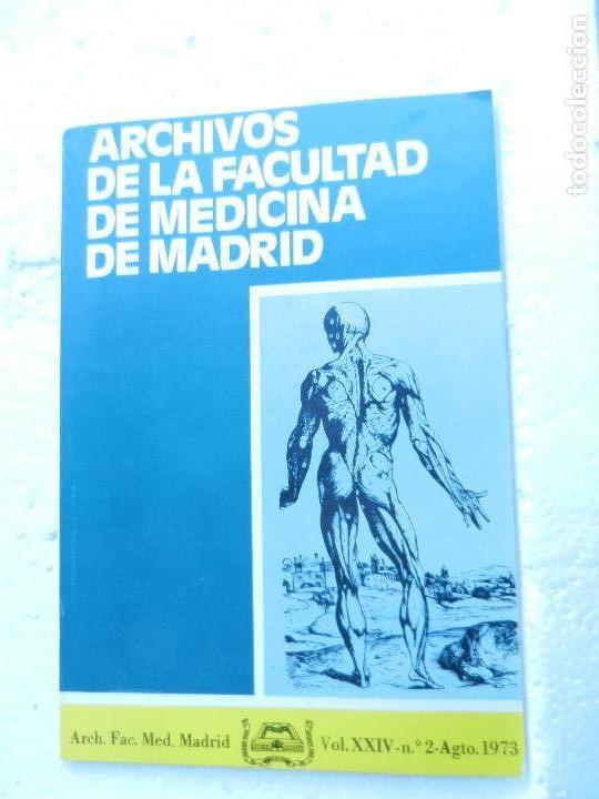 Second hand books: ARCHIVOS DE LA FACULTAD DE MEDICINA DE MADRID N&ordm;2  AGOSTO 1973.