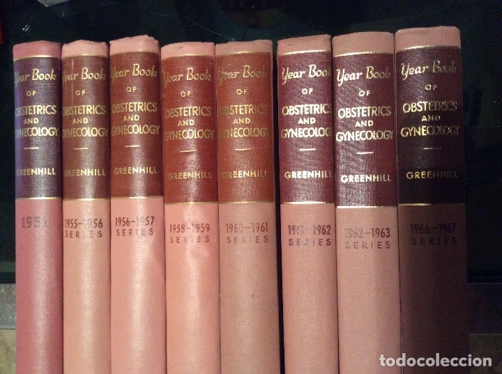 Libros de segunda mano: YEAR BOOK OF OBSTETRICS AND GYNECOLOGY. 8 TOMOS