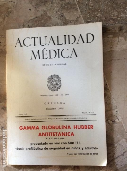 Gebrauchte B&uuml;cher: ACTUALIDAD MEDICA, GRANADA OCTUBRE 1976, NUMERO 622 TOMO 62