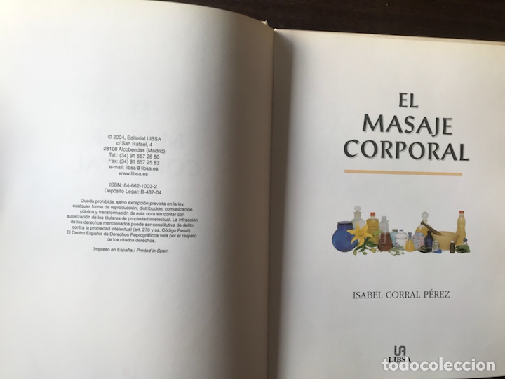 Libros de segunda mano: El masaje corporal. Libsa - Foto 3