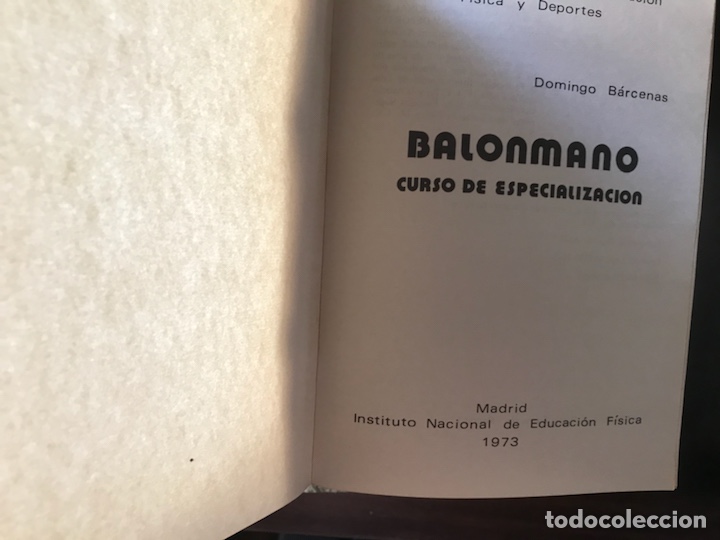 Libros de segunda mano: Balonmano. Domingo B&aacute;rcenas - Foto 4