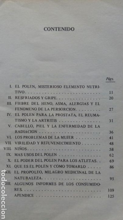 Libros de segunda mano: El poder curativo del polen. Maurice Hanssen. - Foto 3