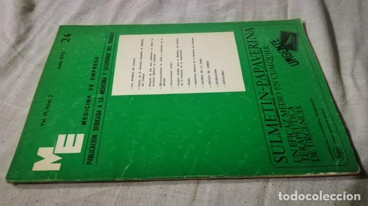 Gebrauchte B&uuml;cher: m e medicina de empresa	 / 	vol 6 num 2 junio 1970 24