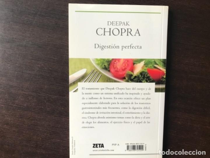 Libros de segunda mano: Digesti&oacute;n perfecta. Deepak Chopra - Foto 2