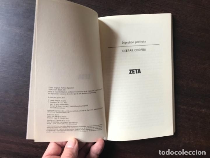 Libros de segunda mano: Digesti&oacute;n perfecta. Deepak Chopra - Foto 3