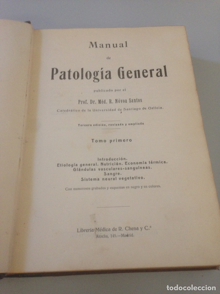 Libros de segunda mano: MANUAL DE PATOLOG&Iacute;A GENERAL - Foto 1