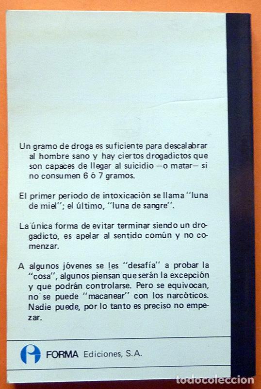 Libros de segunda mano: LAS DROGAS - ESTEBAN PEICOVICH - FORMA EDICIONES - 1977 - NUEVO - Foto 3
