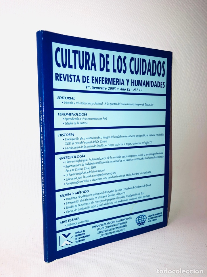 Libros de segunda mano: CULTURA DE LOS CUIDADOS &middot; ENFERMERIA Y HUMANIDADES &middot;