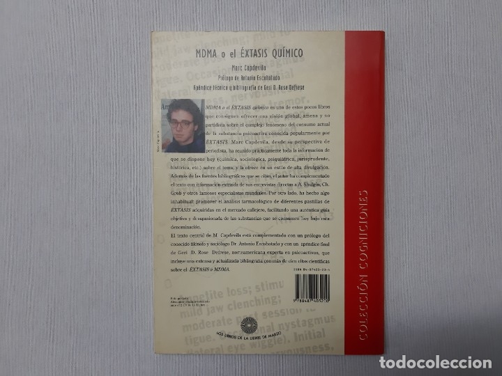 Libros de segunda mano: MDMA o el &eacute;xtasis qu&iacute;mico - Capdevila, Marc 9788487403200 - Foto 4