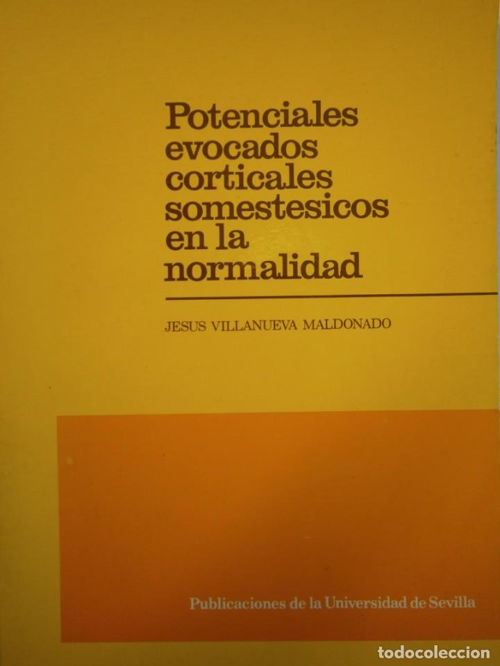 Libros de segunda mano: POTENCIALES EVOCADOS CORTICALES SOMESTESICOS EN LA NORMALIDAD Jesus Villanueva Maldonado 1984