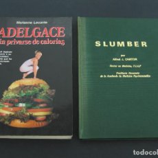 Libros de segunda mano: LOTE DE 2 LIBROS SOBRE NUTRICIÓN / DIETA