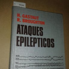 Libros de segunda mano: GASTAUT, H. Y BROUGHTON, R. - ATAQUES EPILEPTICOS. CLINICA, ELECTROENCEFALOGRAFIA, DIAGNOSTICO Y TRA. Lote 151803934