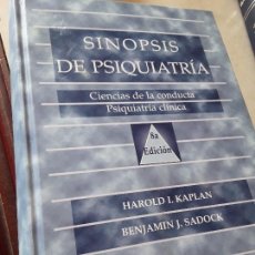 Libros de segunda mano: SINOPSIS DE PSIQUIATRIA, DE HAROLD KAPLAN Y OTROS. PANAMERICANA, 1999 (8ª ED). Lote 136306666