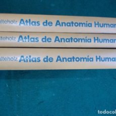 Libros de segunda mano: ATLAS DE ANATOMIA HUMANA 3 TOMOS W. SPALTEHOLZ
