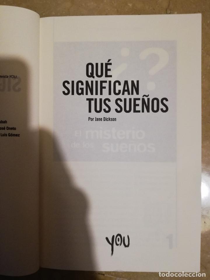 Libros de segunda mano: QU&Eacute; SIGNIFICAN TUS SUE&Ntilde;OS (JANE DICKSON) - Foto 2