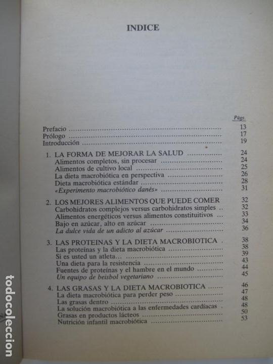 Libros de segunda mano: EL LIBRO DE LA MACROBI&Oacute;TICA.- MICHIO KUSHI.- EDAG. 1987 - Foto 3