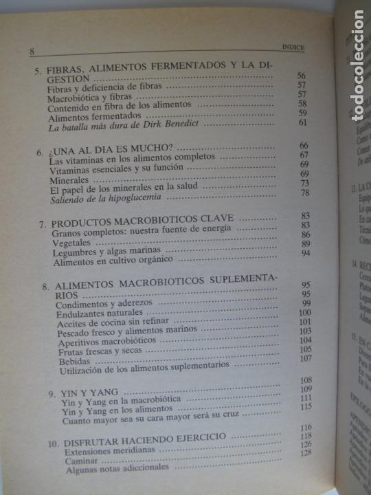 Libros de segunda mano: EL LIBRO DE LA MACROBI&Oacute;TICA.- MICHIO KUSHI.- EDAG. 1987 - Foto 4