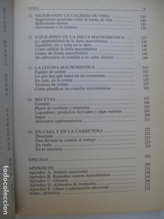 Libros de segunda mano: EL LIBRO DE LA MACROBI&Oacute;TICA.- MICHIO KUSHI.- EDAG. 1987 - Foto 5
