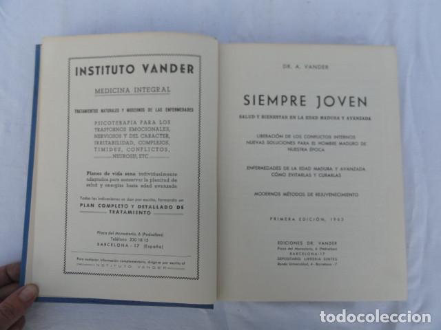 Libros de segunda mano: LIBRO - SIEMPRE JOVEN -. 1&ordf; EDICI&Oacute;N A&Ntilde;O 1963. - Foto 1