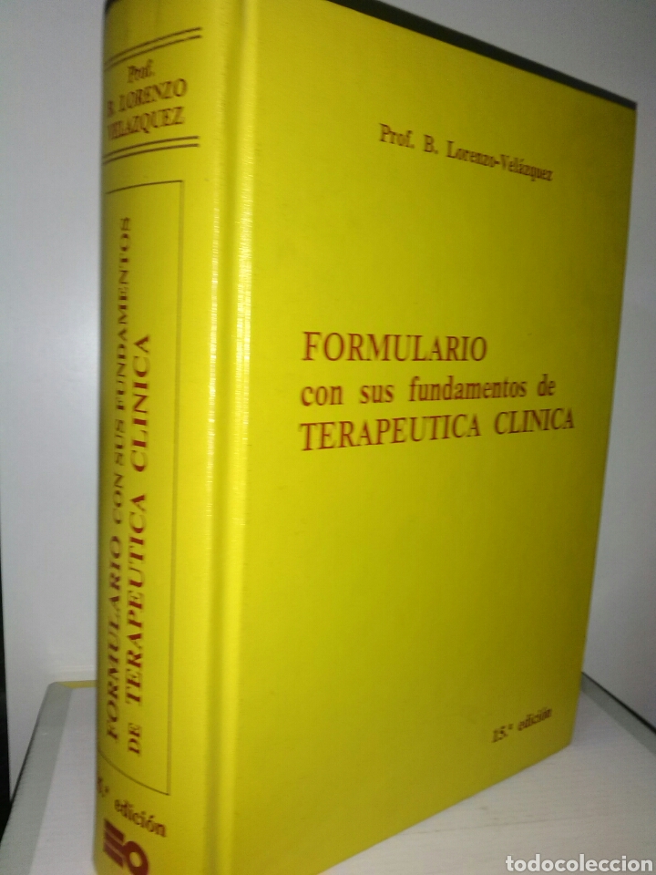 Libros de segunda mano: Formulario Terap&eacute;utica Cl&iacute;nica