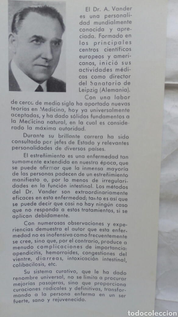 Libros de segunda mano: Estre&ntilde;imiento y su curaci&oacute;n. Dr. Vander. - Foto 3