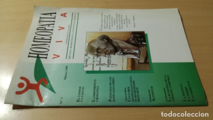 Libros de segunda mano: HOMEOPATIA VIVA	 / 	1	 / 	1995	 / 	HOMEOPATIA NATURISMO	 / 	H303