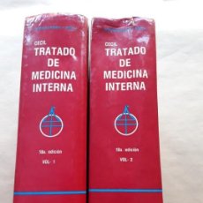 Libros de segunda mano: CECIL TRATADO DE MEDICINA INTERNA,2 VOLUMENES,WYNGAARDEN Y SMITH,1986. Lote 166669534