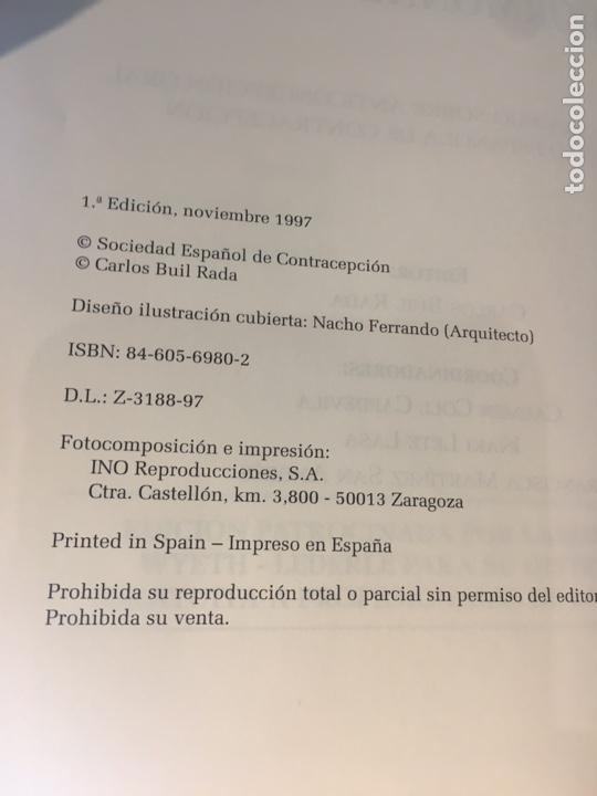 Libros de segunda mano: Manual de anticoncepcion hormonal oral - Foto 4