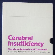 Libros de segunda mano: CEREBRAL INSUFFICIENCY. TRENDS ON RESEARCH AND TREATMENT. CARLSSON, KANOWSKY AND SPIEGEL. Lote 169078300