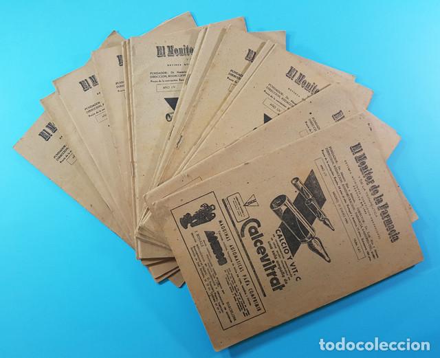 Gebrauchte B&uuml;cher: LOTE 17 REVISTAS EL MONITOR DE LA FARMACIA Y DE LA TERAPEUTICA 1948 A 1949, 24 X 17 CM, 32 PAG APROX