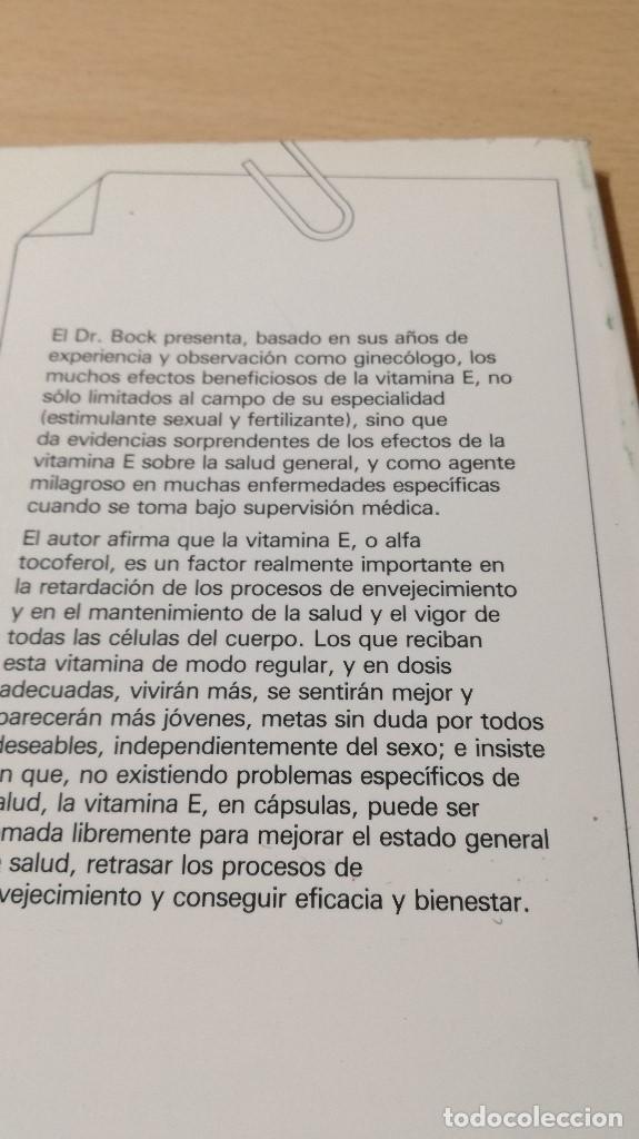 Libros de segunda mano: La vitamina E - Dr. Raymond F. Bock - Foto 3