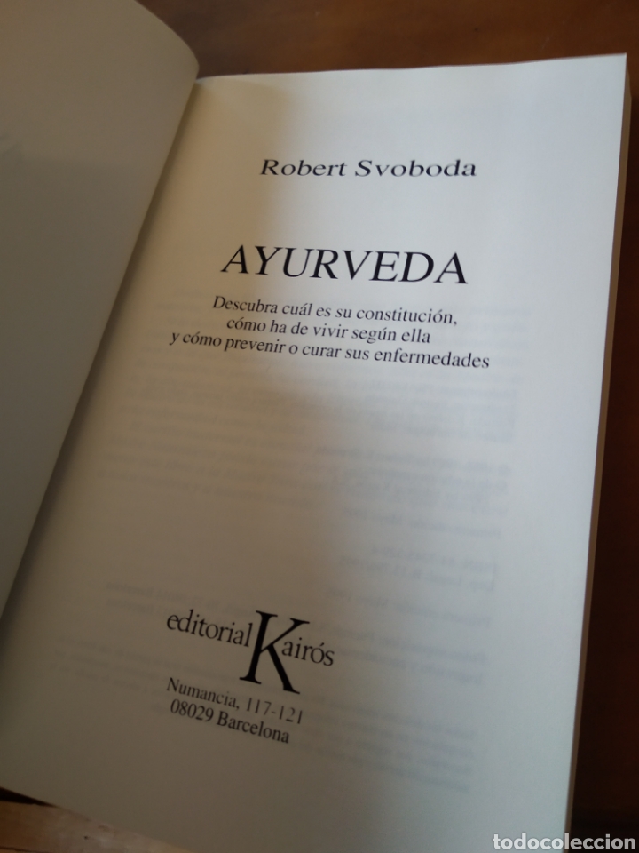Libros de segunda mano: AYURVEDA. ROBERT SVOBODA #1698 - Foto 2