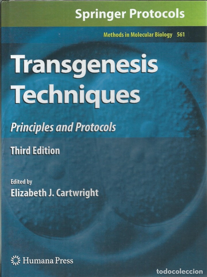 Libros de segunda mano: T&eacute;cnicas de transg&eacute;nesis. Principios y protocolos. Elizabeth J. Cartwright. - Foto 1