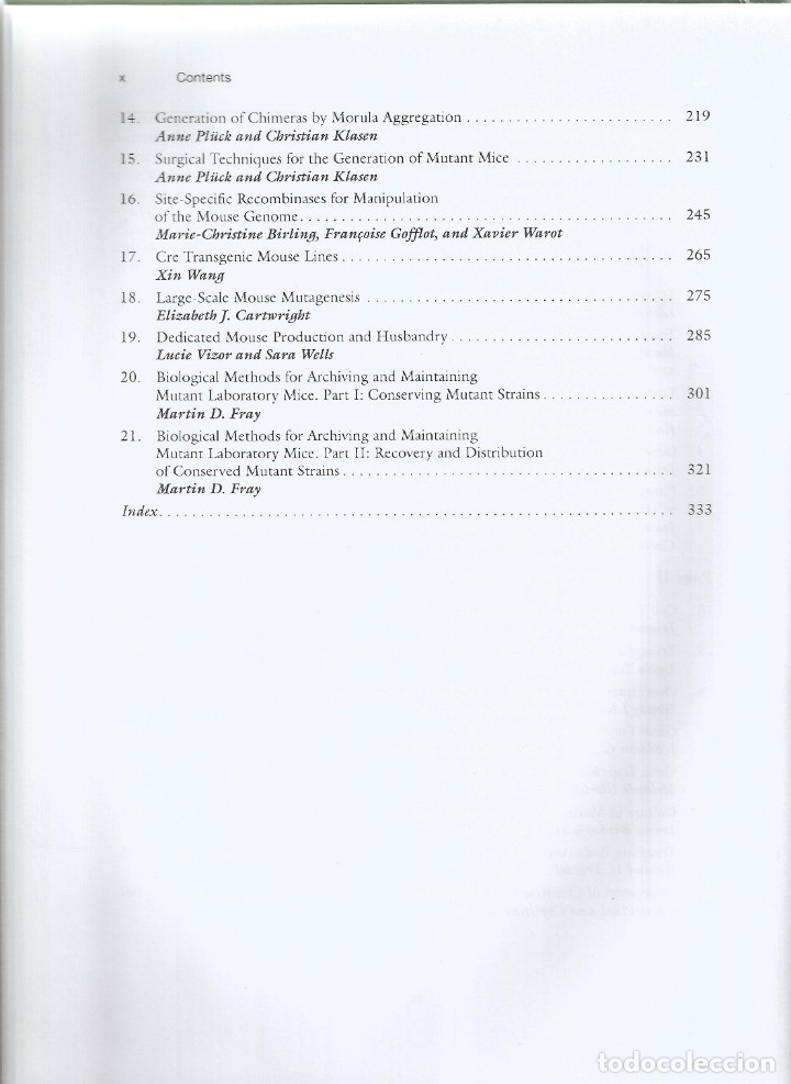 Libros de segunda mano: T&eacute;cnicas de transg&eacute;nesis. Principios y protocolos. Elizabeth J. Cartwright. - Foto 4