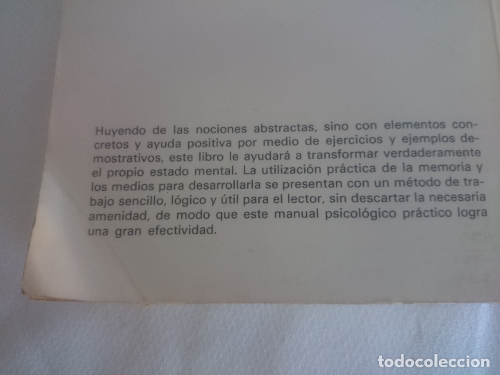 Libros de segunda mano: COMO DESARROLLAR LA MEMORIA 1978 - Foto 3