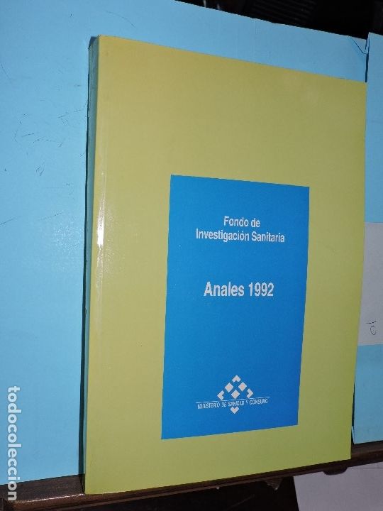 Libri di seconda mano: Anales 1992. Ed. Instituto Nacional de la Salud. Madrid 1992