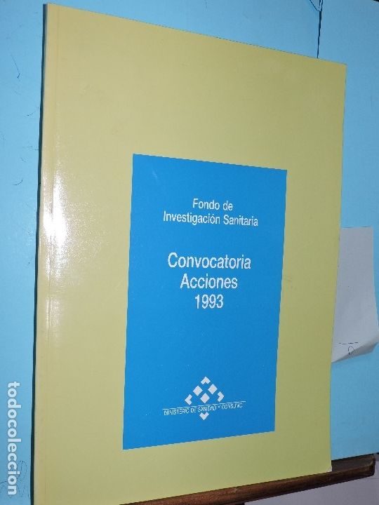 Libri di seconda mano: Convocatoria Acciones 1993. Ed. Instituto Nacional de la Salud. Madrid 1992