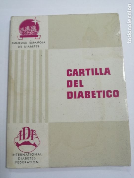 Libri di seconda mano: CARTILLA DEL DIABETICO. SOCIEDAD ESPA&Ntilde;OLA DE DIABETICOS.