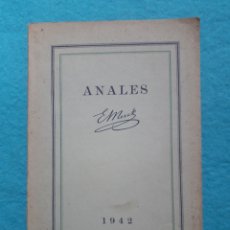 Libros de segunda mano: ANALES. E. MERCK. AÑO 1942. ANUARIO DE MEDICINA.