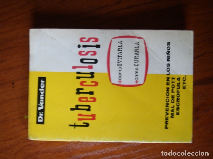Libri di seconda mano: LIBRO LA TUBERCULOSIS DOCTOR VANDER 1975