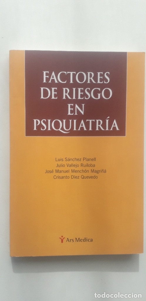 Libri di seconda mano: FACTORES DE RIESGO EN PSIQUIATR&Iacute;A - LUIS S&Aacute;NCHEZ PLANELL; JULIO VALLEJO RUILOBA; J. MANUEL MENCH&Oacute;N