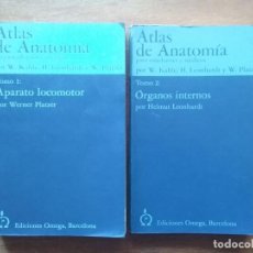 Libros de segunda mano: ATLAS DE ANATOMÍA, APARATO LOCOMOTOR, ORGANOS INTERNOS, WERNER PLATZER, HELMUT LEONHARDT, OMEGA. Lote 246755490