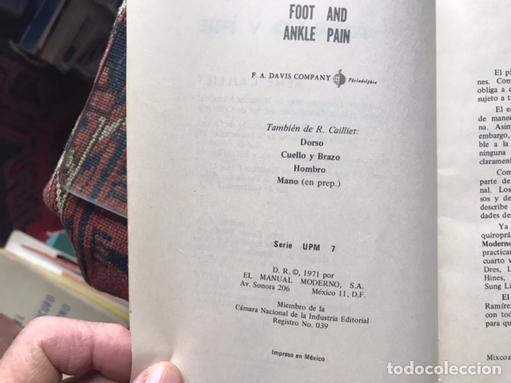 Libros de segunda mano: Tobillo y pie. Ren&eacute; cailliet - Foto 4