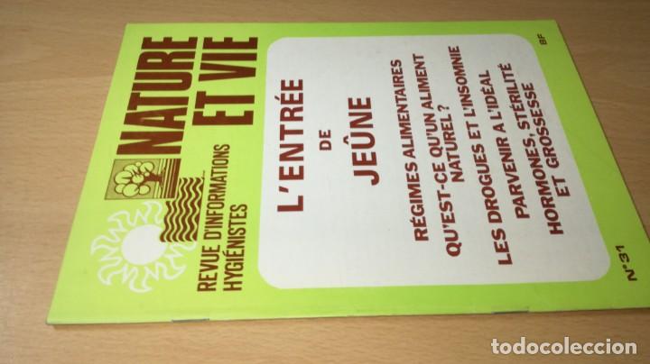 Second hand books: NATURE ET VIE 31	  -EN FRANCES - HOMEOPATICA NATURAL ALTERNATIVA/ 	J402