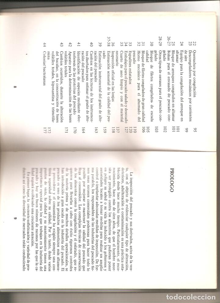 Libros de segunda mano: j.j. connell. control de la calidad del pescado - Foto 3