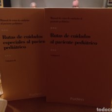 Libros de segunda mano: RUTAS DE CUIDADOS AL PACIENTE PEDIÁTRICO. DUDEN ENFO EDICIONES 2013, 2 VOLS.