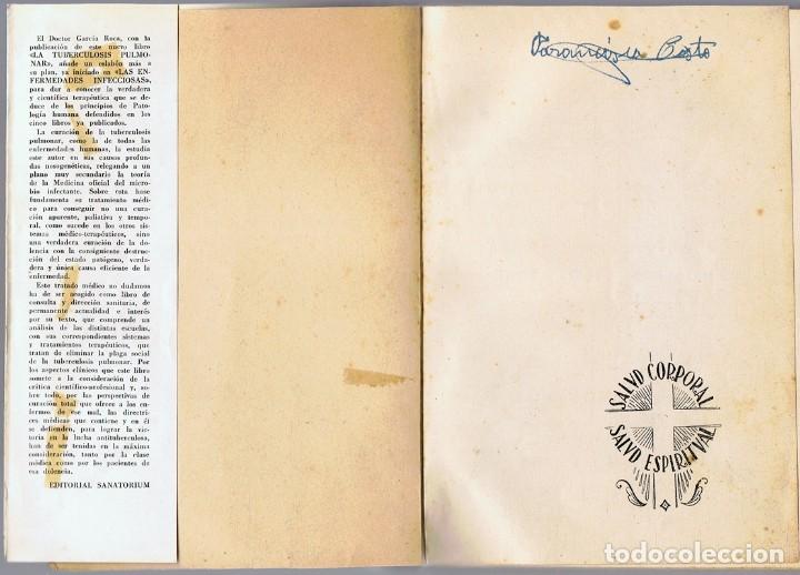 Libros de segunda mano: TUBERCULOSIS PULMONAR DR. JOAQUIN GARCIA ROCA - Foto 3