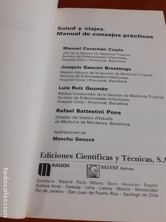 Libros de segunda mano: libro Salud y viajes. Manual de consejos practicos - Foto 2